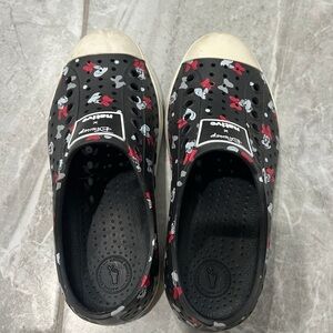 Native Shoes by Disney Black and Red Sneakers Comfortable Slip-On